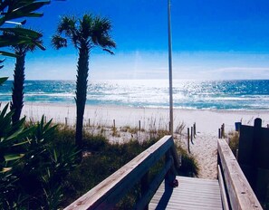 Beach nearby, beach towels
