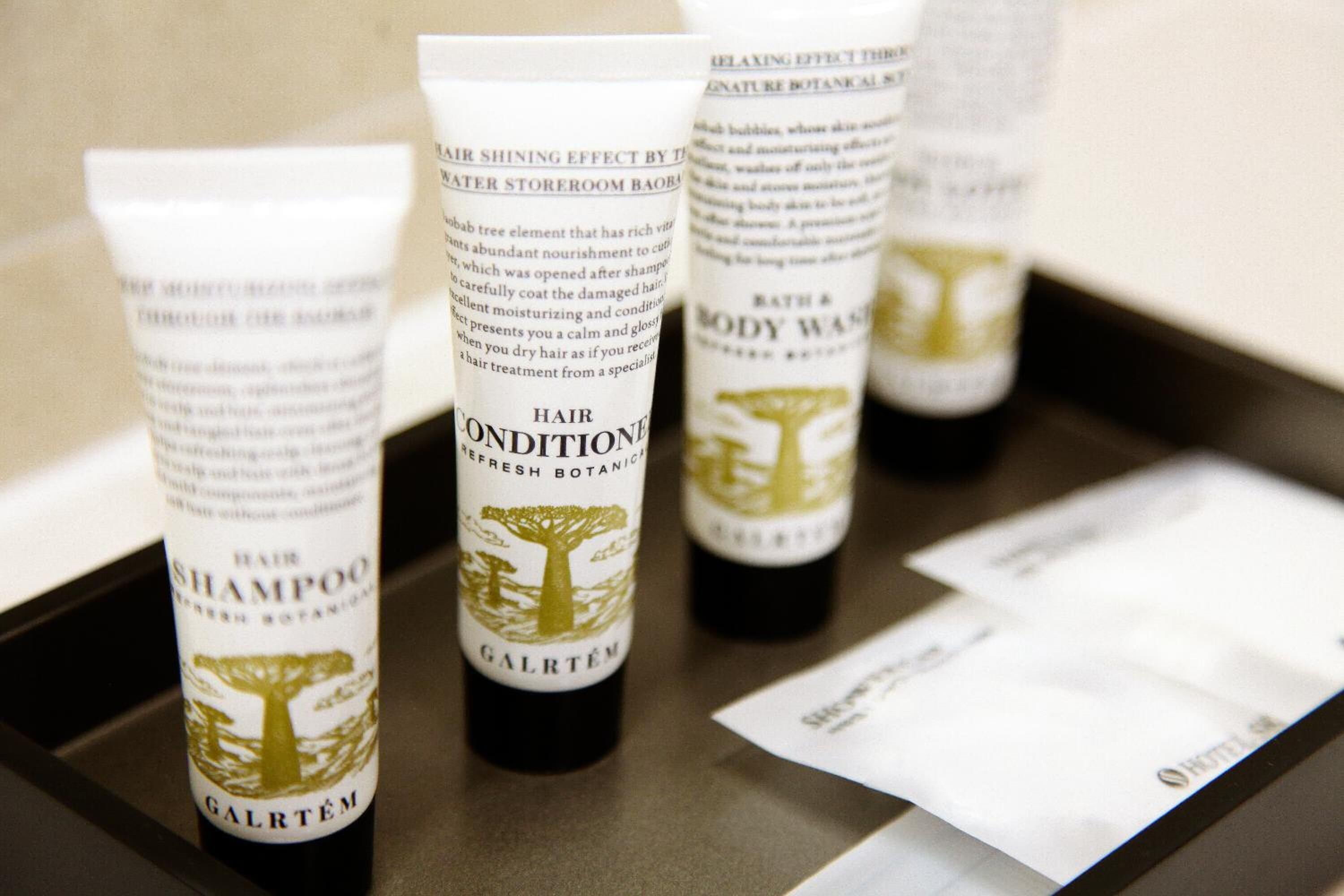 shower, free toiletries, hair dryer, bathrobes