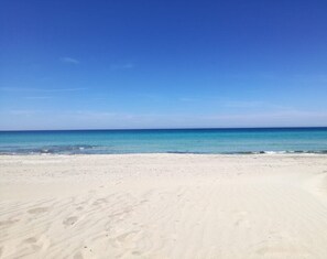 On the beach