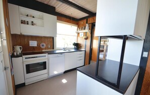 Kühlschrank, Mikrowelle, Herdplatte, Geschirrspüler