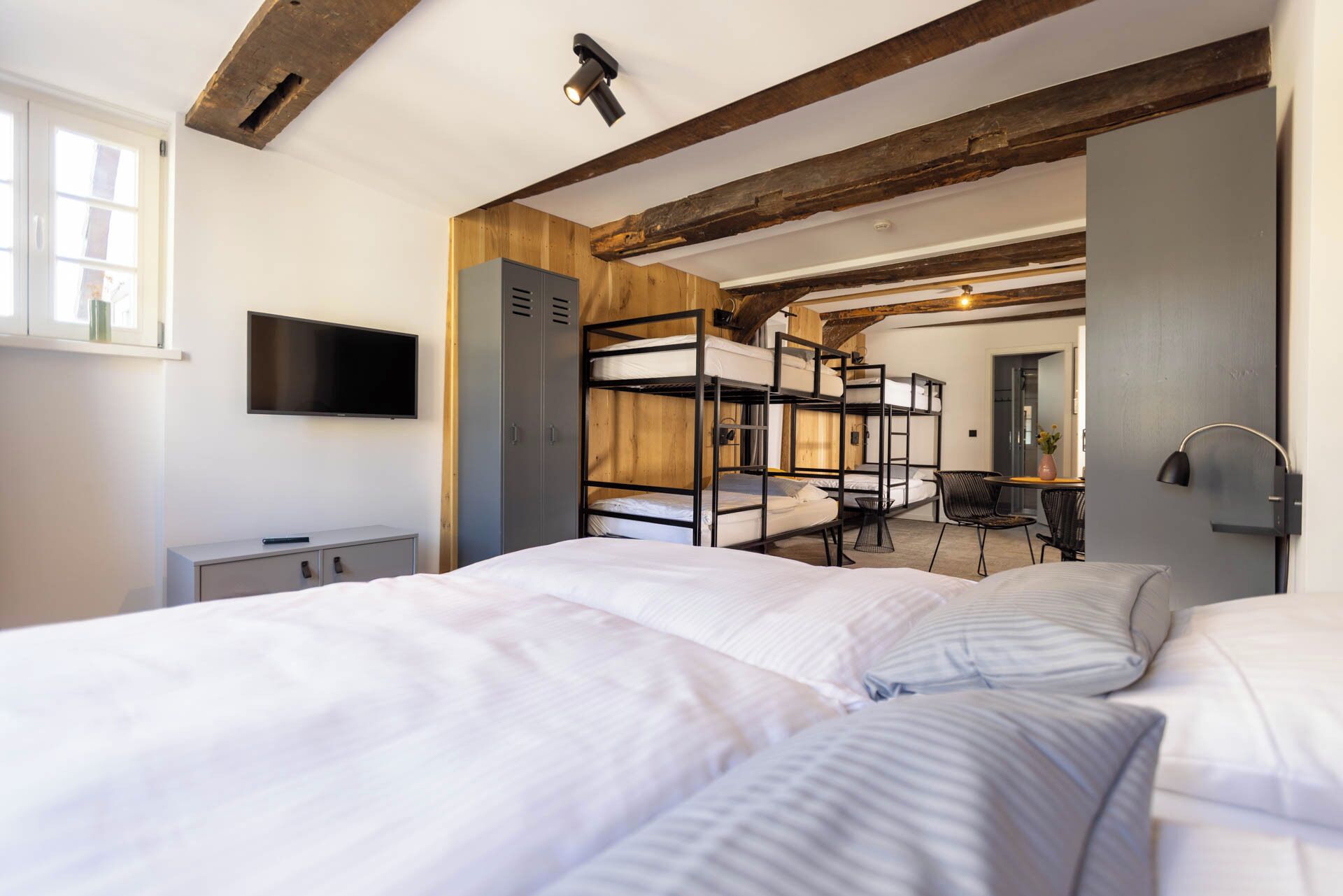 family room | 1 bedroom, desk, blackout curtains, free wifi