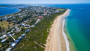 Vue sur la plage/l’océan