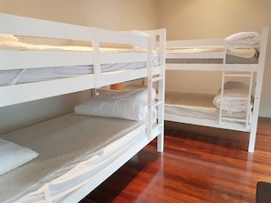 3 bedrooms, iron/ironing board, cots/infant beds