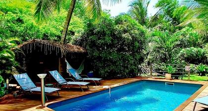 Atemoya lodges. Swimming pool, beach 400 m., Cinnamon (4p), A/C, pool, beautiful garden, beach 400 m