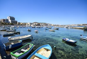 Apartment, 1 Bedroom, Balcony, Ocean View | Beach - Getawaysmalta - Seashells Apartment 11 With Terrace and Sea Views in Bugibba (St. Paul's Bay)