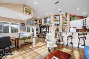 House, 1 King Bed with Sofa bed, Patio, Beach View | Private kitchen | Fridge, microwave, coffee/tea maker, toaster