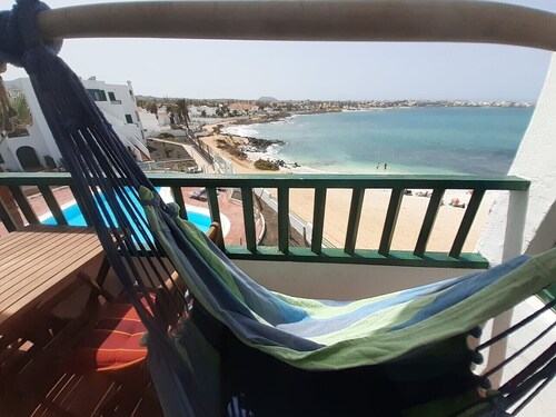 Front de mer - accès direct plage - vue exceptionnelle sur la baie de Corralejo