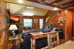 TV, fireplace, DVD player