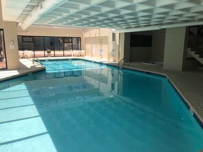 Indoor pool, a heated pool