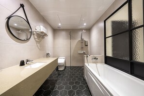 Deluxe-Zimmer, 1 Doppelbett | Badezimmer