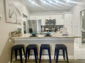 Fridge, microwave, oven, stovetop - UPDATED REMODELED CONDO- NO STAIRS 2 MILES TO THE BEACH! PETS ok! HEATED POOL (Seminole)