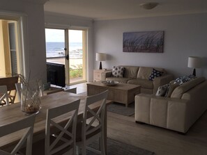 Smart TV, DVD player, books, video library