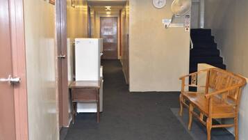 42-inch flat-screen TV with cable channels, TV