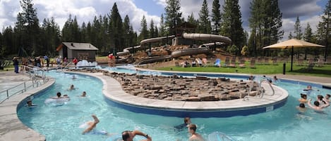 Indoor pool, outdoor pool