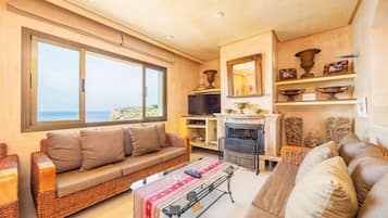 TV, fireplace, stereo