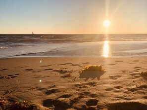 Am Strand, Liegestühle, Strandtücher