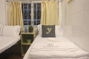 Free WiFi, bed sheets