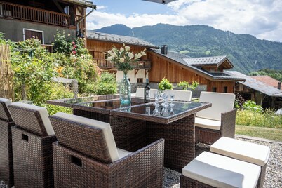 Beautiful, authentic mountain house with view.