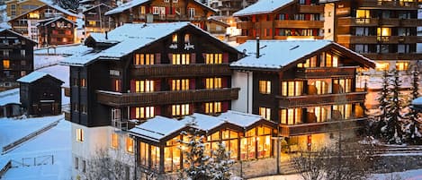 Front of property – evening/night