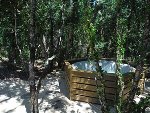 Bañera de hidromasaje al aire libre