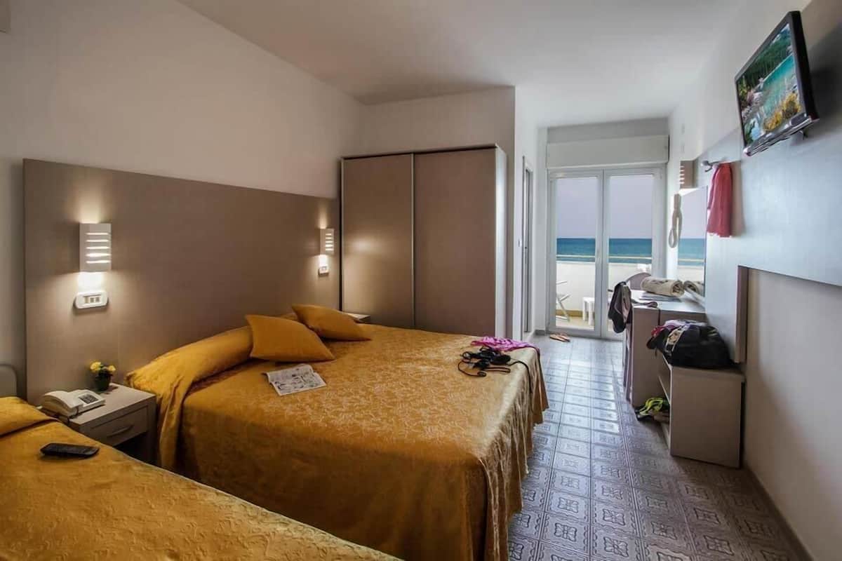 Comfort Quadruple Room, Balcony, Sea View
