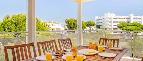 Apartment, 3 Bedrooms, Terrace, Garden View | Balcony view