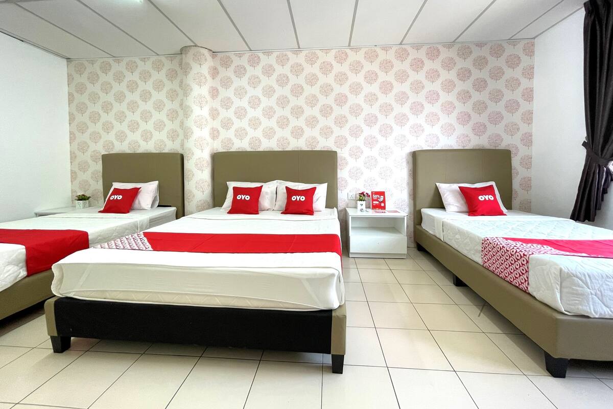 ห้องแฟมิลี่, ห้องน้ำรวม | โต๊ะทำงาน, Wi-Fi ฟรี, ผ้าปูที่นอน