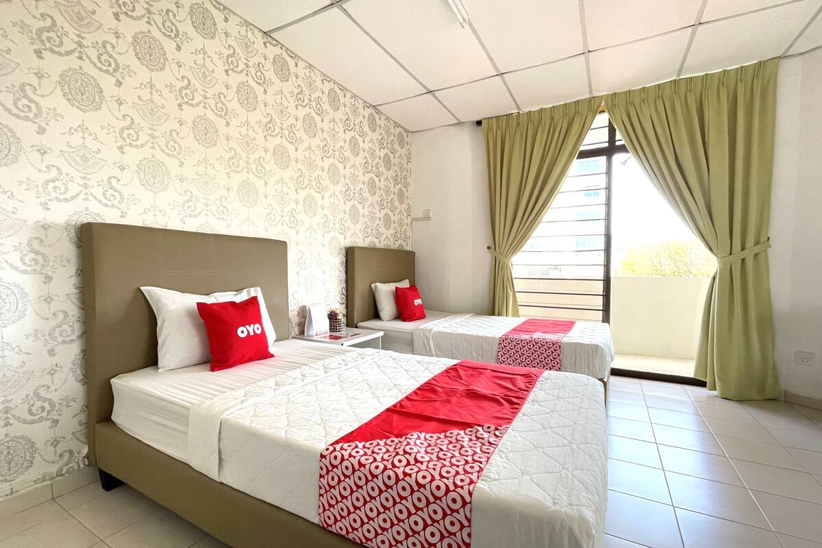 ห้องทวิน, ห้องน้ำส่วนตัว | โต๊ะทำงาน, Wi-Fi ฟรี, ผ้าปูที่นอน