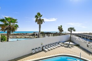 Condo, 3 Bedrooms | Pool | Indoor pool, a heated pool - 201AB Seacrest is a Gulf Front 3 BR by RedAwning (Fort Walton Beach)