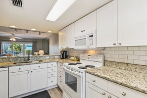Condo, 2 Bedrooms | Private kitchen | Fridge, coffee/tea maker, toaster - Seacrest 211 2 Bedroom Condo by RedAwning (Fort Walton Beach)
