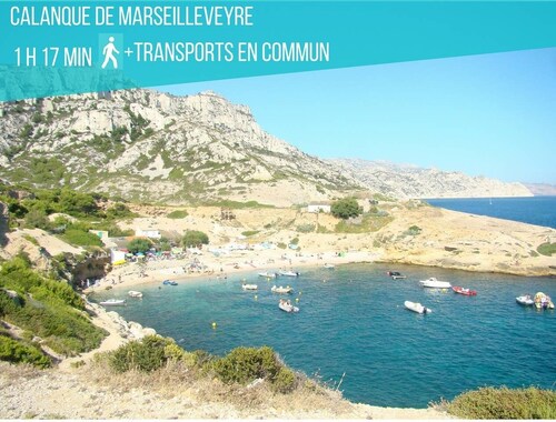 T2 4 couchages proche des hôpitaux la Timone et conception