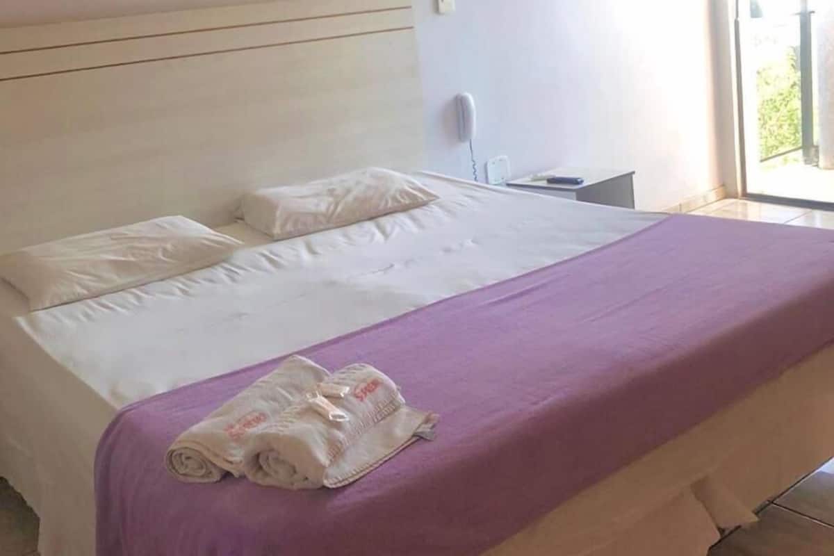 Quarto casal ou duplo standard | 1 quarto, frigobar, escrivaninha, cortinas blackout
