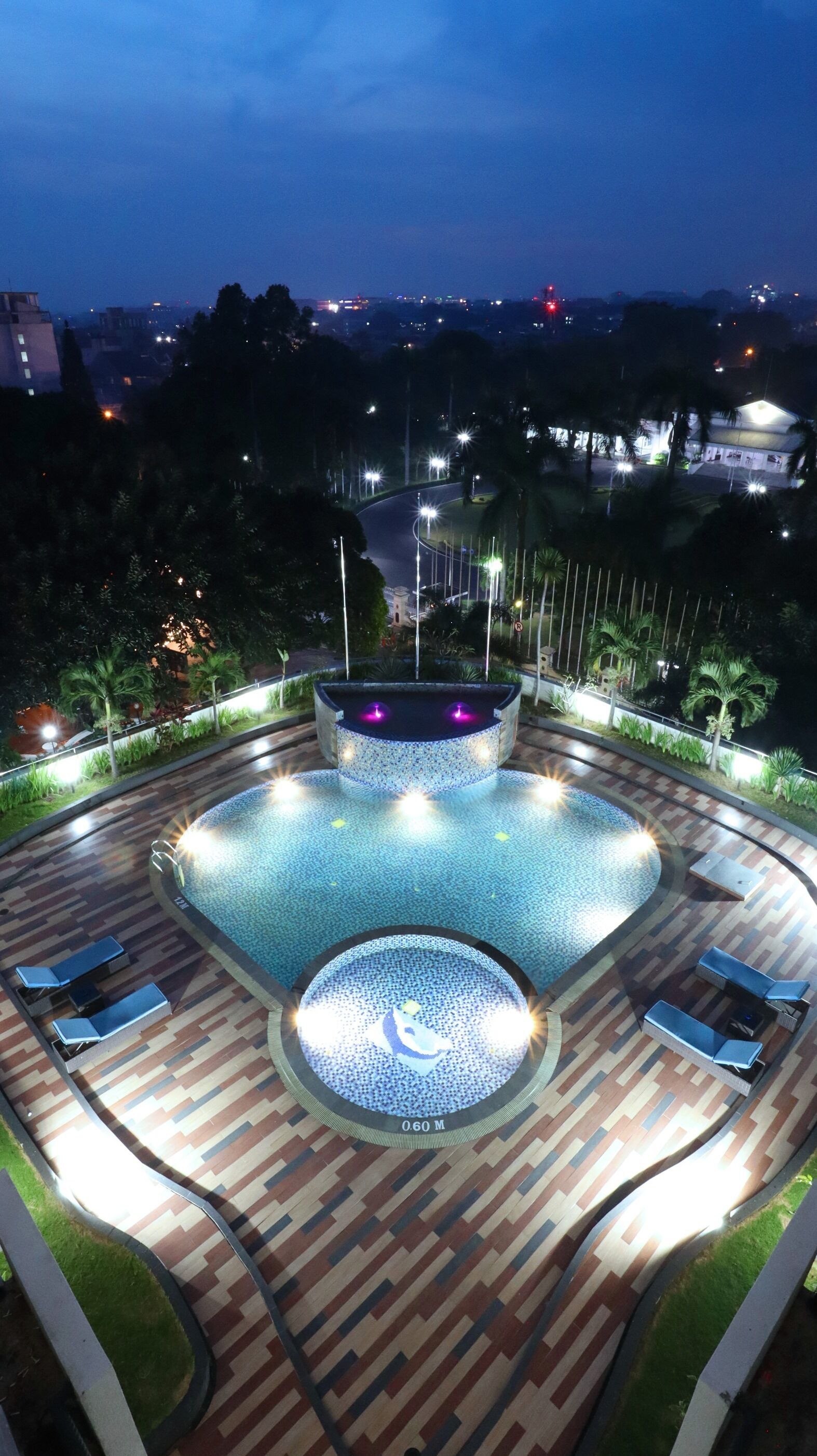 Alberca al aire libre 