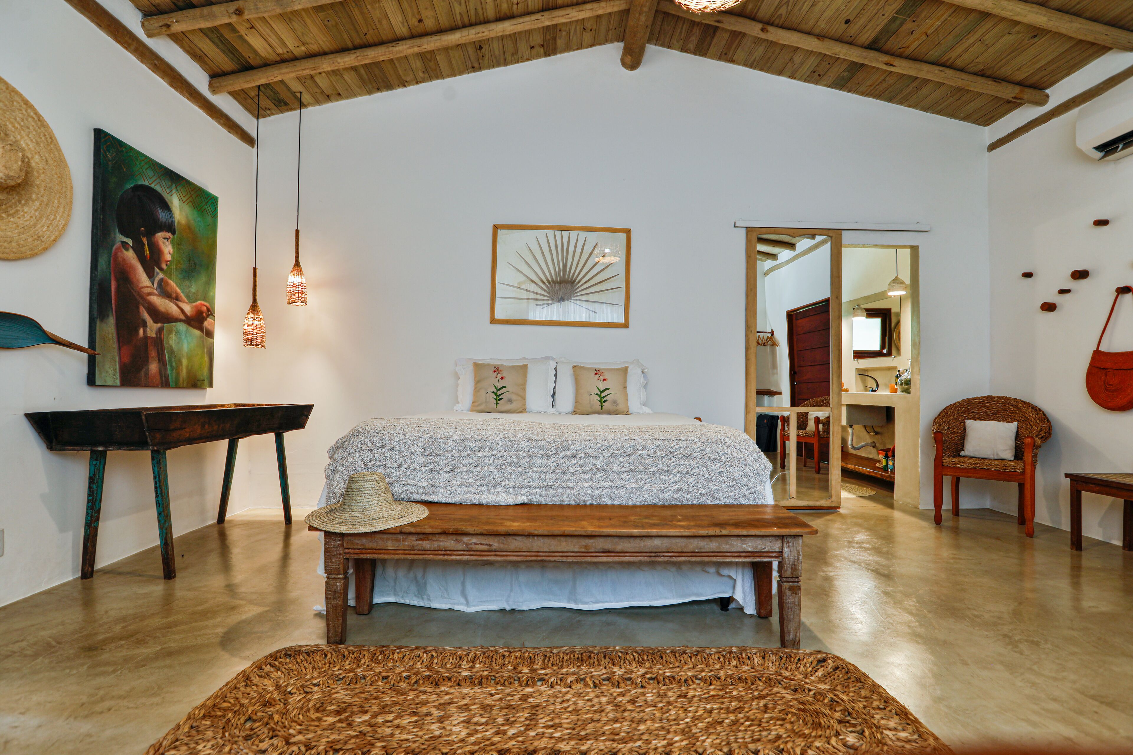 Exclusieve bungalow, 1 kingsize bed, uitzicht op tuin, aan tuin | Pillowtop-bedden, individueel gedecoreerd, individueel gemeubileerd