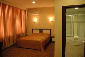 LED TV, heated floors