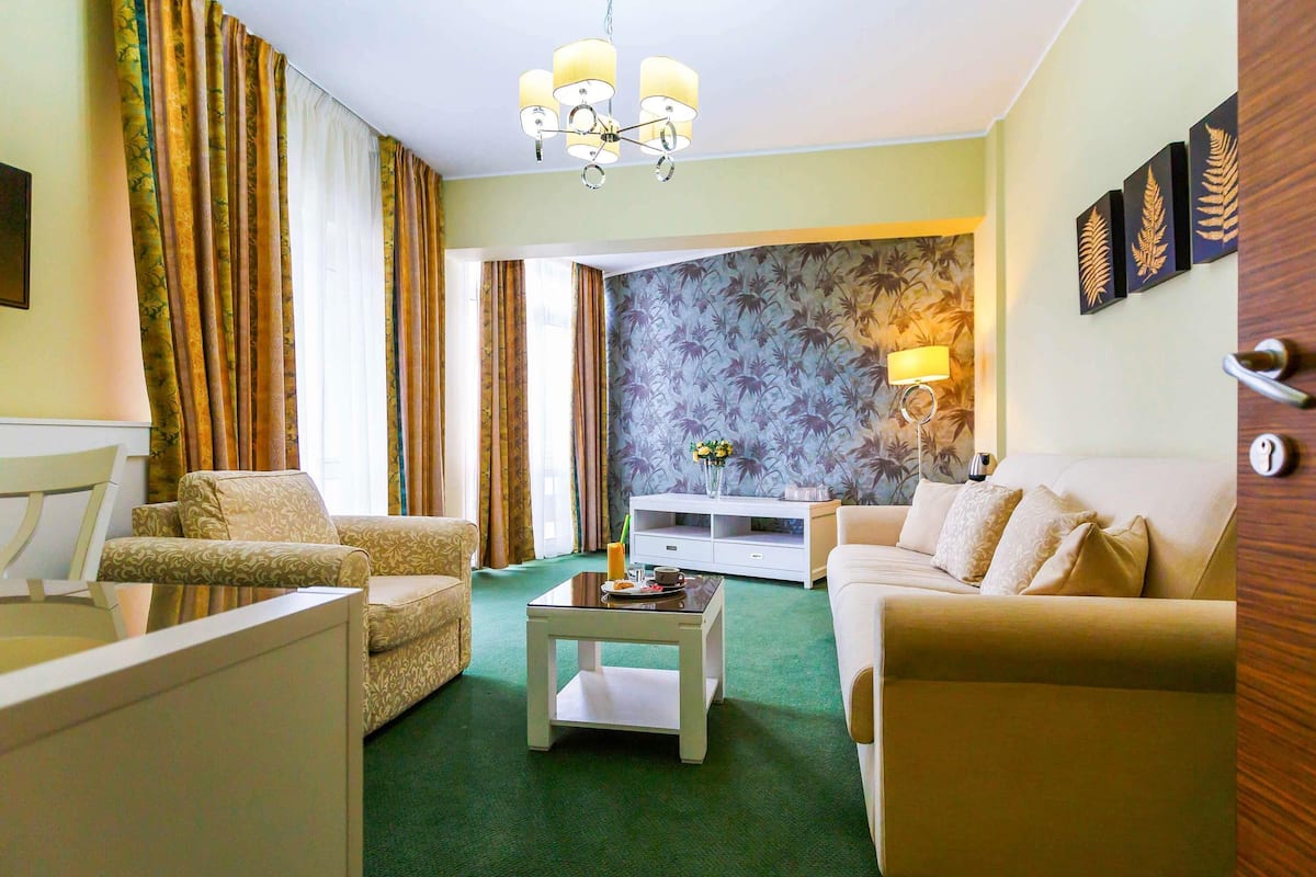 Superior Suite, 1 Double Bed with Sofa bed | Desk, soundproofing, WiFi (free), bed sheets
