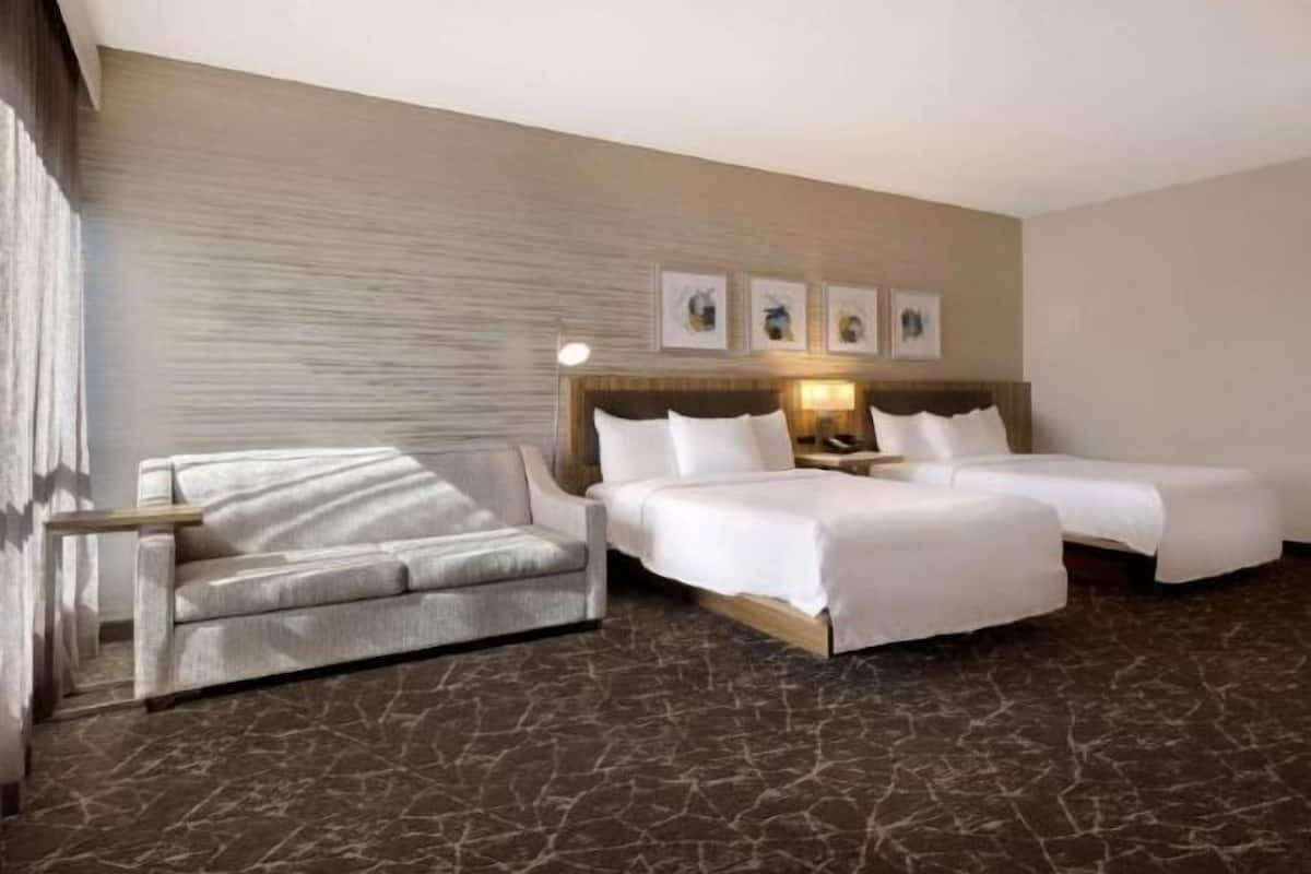 In-room safe, desk, blackout curtains, iron/ironing board