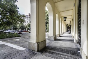 Interior entrance