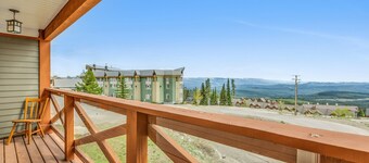 Private hot tubs steps from village