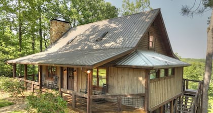 Lake Blue Ridge Cabin Sleeps 10 with Private Dock!