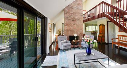 13 Great Hill- Lakefront Haven: Private Beach, Dock, Firepit, Pet-Friendly