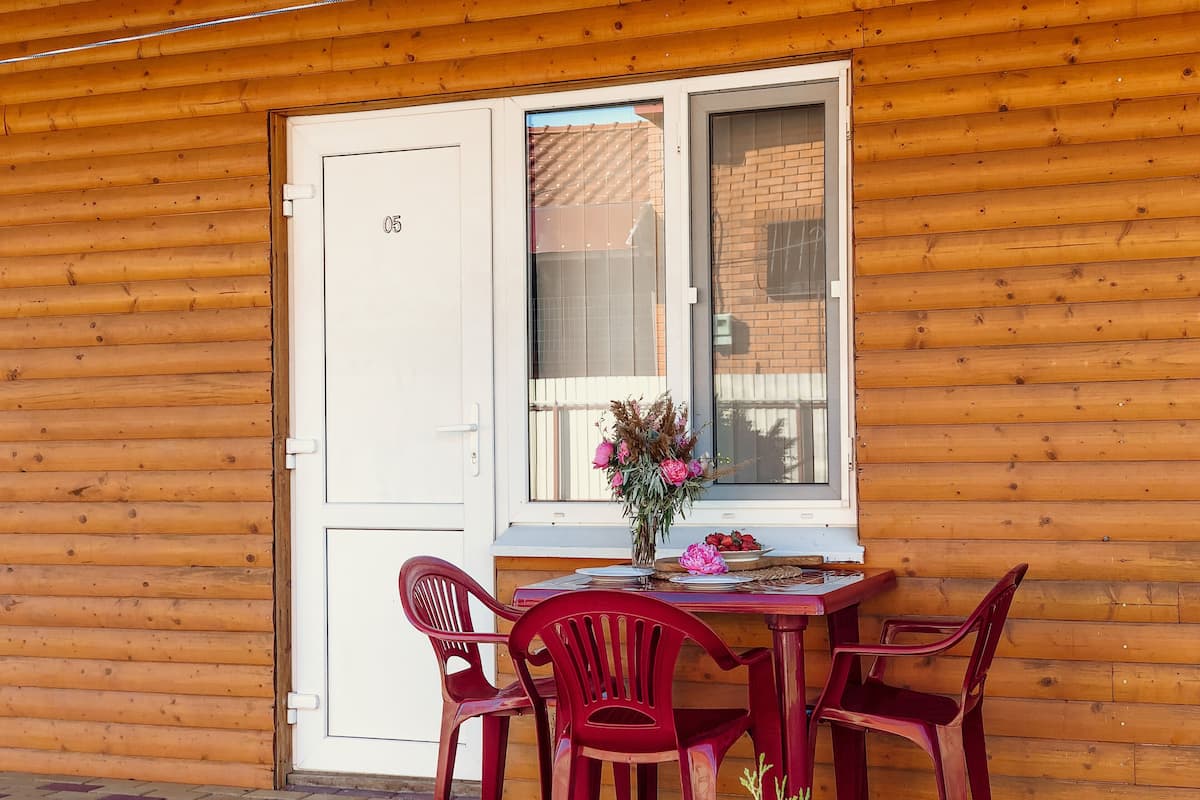 1 habitación y ropa de cama de alta calidad