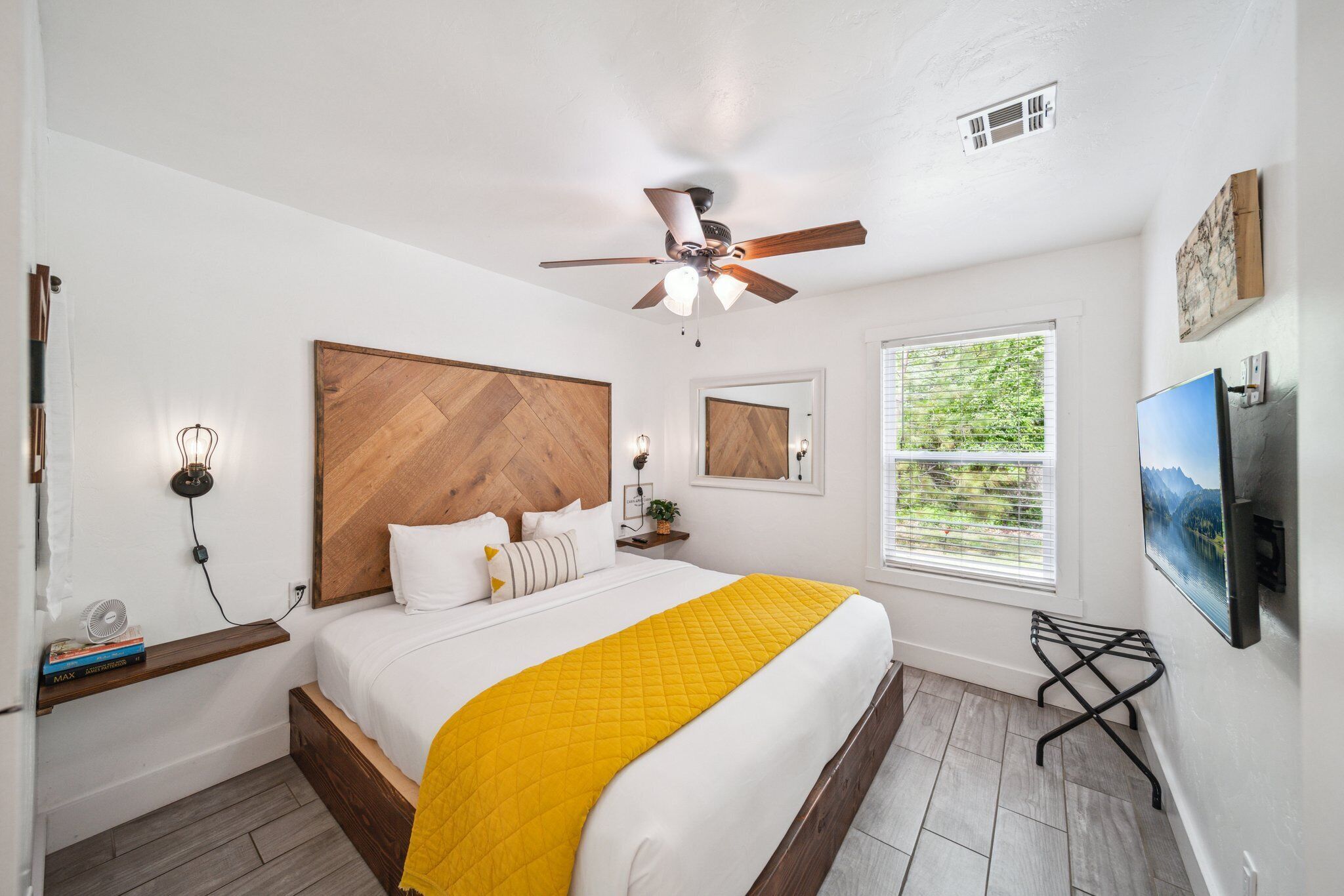 1 habitación, tabla de planchar con plancha, wifi gratis y ropa de cama 