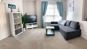 Condo | Living room - AC-615: Clearwater Cozy Condo (Clearwater)