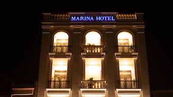 Front of property – evening/night