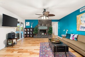 Smart TV, video games, DVD player, books