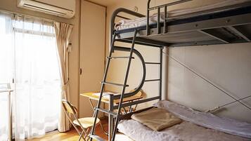 Bunk Bed Twin | Laptop workspace, blackout drapes, iron/ironing board, free WiFi