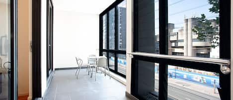 Premium-Apartment, 1 Schlafzimmer | Terrasse/Patio