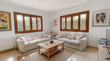 Télévision, cheminée