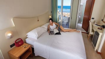 Superior Double Room, Sea View | Minibar, in-room safe, desk, free WiFi